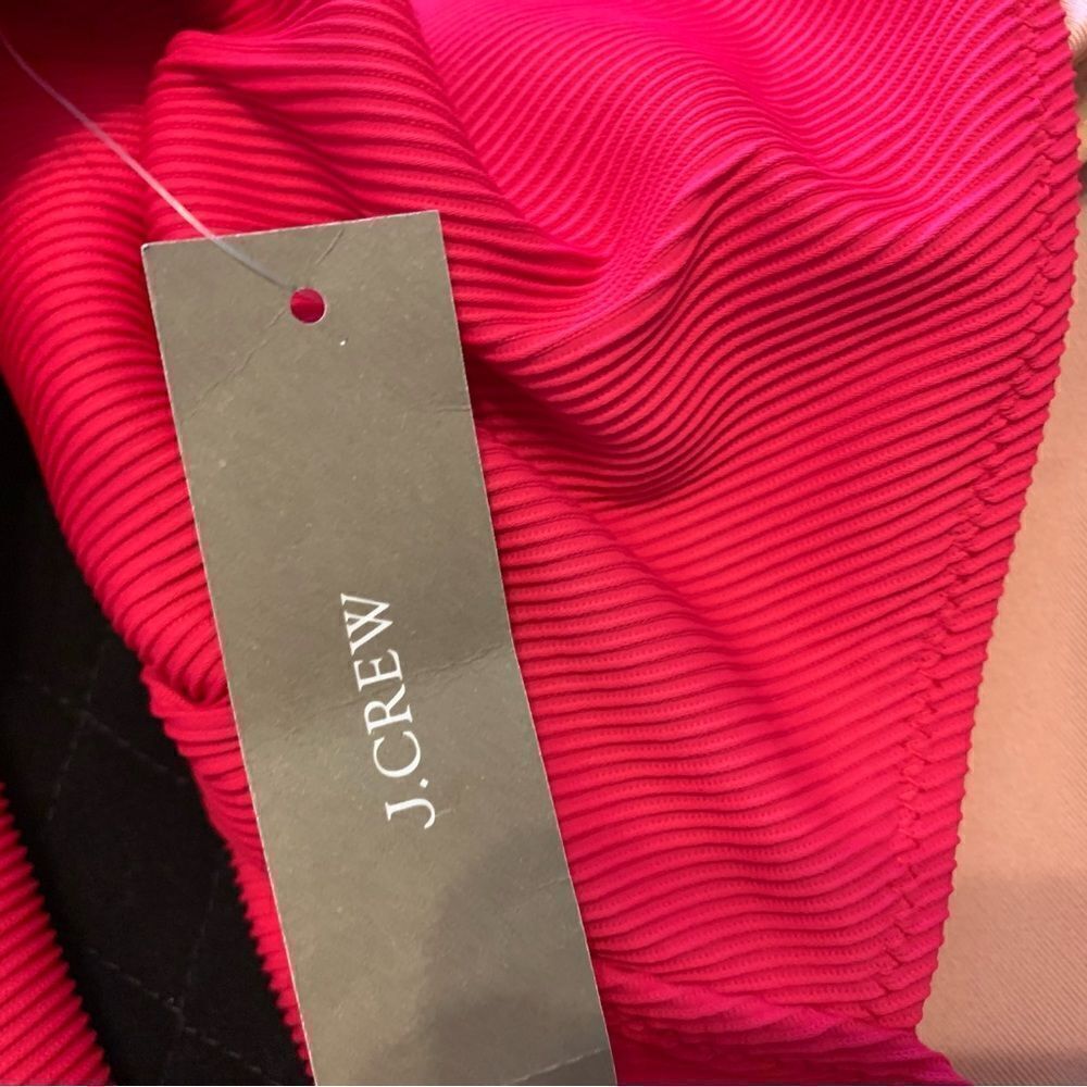 NWT J. Crew Ribbed Hibiscus One Piece Swimsuit 🌺 size 24 - Picture 8 of 15